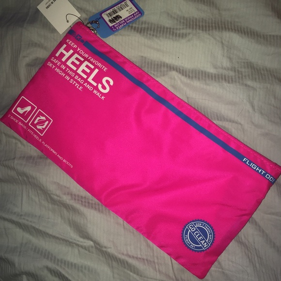 BNWT Flight 001 Hot Pink Heel Bags - Picture 8 of 16